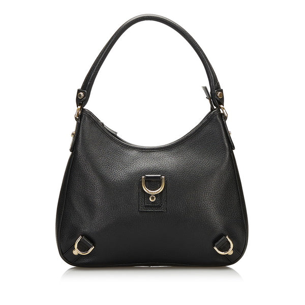 グッチ アビー ハンドバッグ 130738 ブラック レザー レディース GUCCI 【中古】