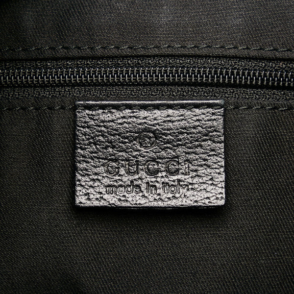 グッチ アビー ハンドバッグ 130738 ブラック レザー レディース GUCCI 【中古】