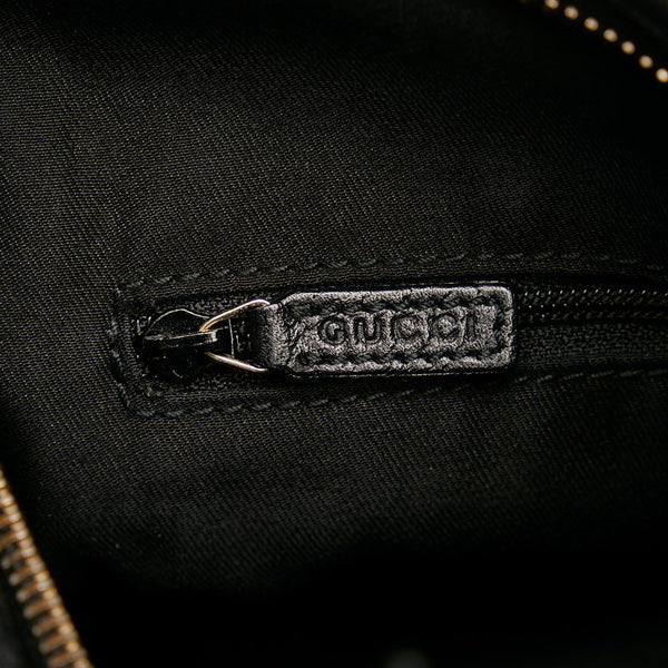 グッチ アビー ハンドバッグ 130738 ブラック レザー レディース GUCCI 【中古】