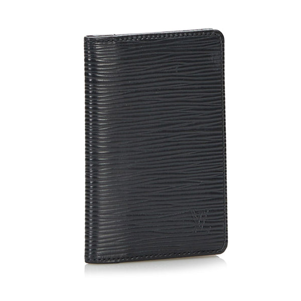ルイ ヴィトン エピ オーガナイザー ドゥ ポッシュ カードケース M63582 ノワール ブラック レザー レディース LOUIS VUITTON 【中古】