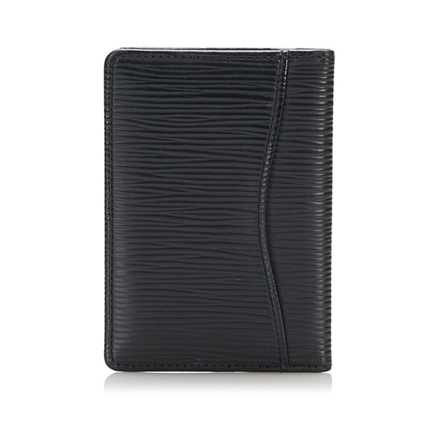 ルイ ヴィトン エピ オーガナイザー ドゥ ポッシュ カードケース M63582 ノワール ブラック レザー レディース LOUIS VUITTON 【中古】