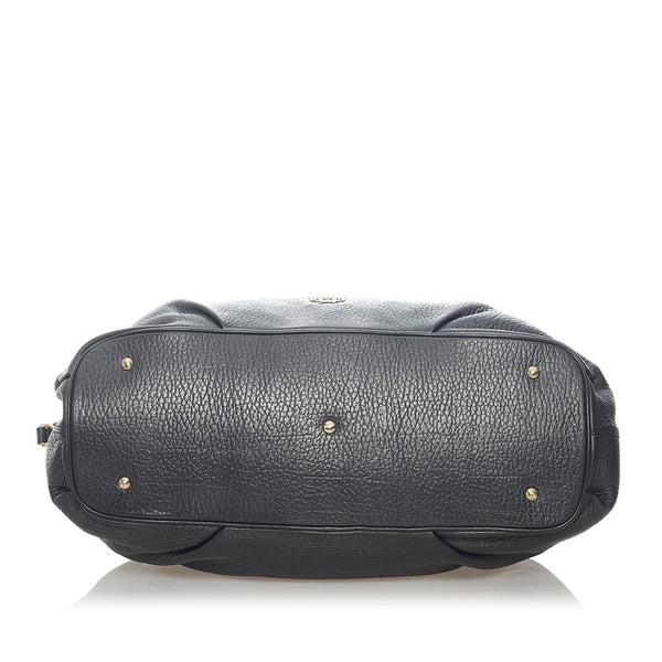 エム シー エム ボストンバッグ ショルダーバッグ 2WAY ブラック レザー レディース MCM 【中古】
