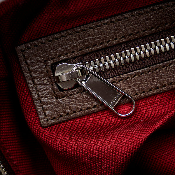 グッチ GGスプリーム 斜め掛け ショルダーバッグ 626363 ベージュ ブラウン PVC レザー レディース GUCCI 【中古】