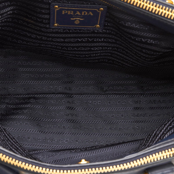 プラダ ハンドバッグ ショルダーバッグ 2WAY BN2324 ネイビー レザー レディース PRADA 【中古】