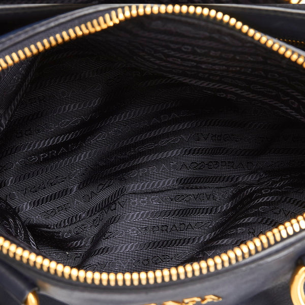 プラダ ハンドバッグ ショルダーバッグ 2WAY BN2324 ネイビー レザー レディース PRADA 【中古】