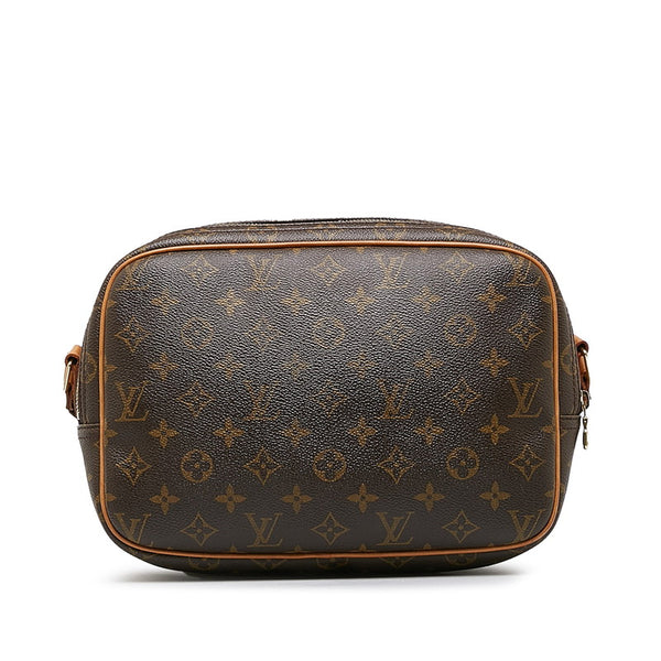 ルイ ヴィトン モノグラム  リポーターPM 斜め掛け ショルダーバッグ  M45254 ブラウン PVC レザー レディース LOUIS VUITTON 【中古】