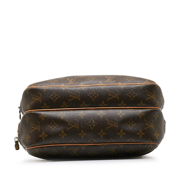 ルイ ヴィトン モノグラム  リポーターPM 斜め掛け ショルダーバッグ  M45254 ブラウン PVC レザー レディース LOUIS VUITTON 【中古】