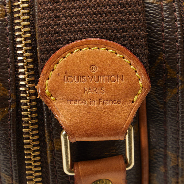 ルイ ヴィトン モノグラム  リポーターPM 斜め掛け ショルダーバッグ  M45254 ブラウン PVC レザー レディース LOUIS VUITTON 【中古】