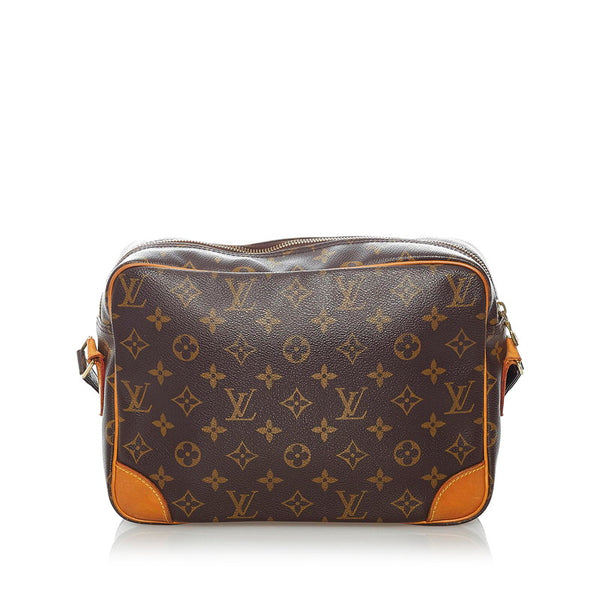 ルイ ヴィトン モノグラム ナイル 斜めがけ ショルダー M45244 ブラウン PVC レザー レディース LOUIS VUITTON 【中古】