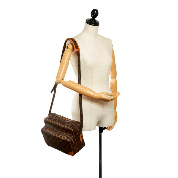 ルイ ヴィトン モノグラム ナイル 斜めがけ ショルダー M45244 ブラウン PVC レザー レディース LOUIS VUITTON 【中古】