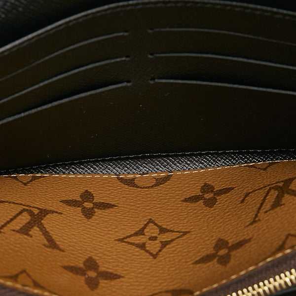 ルイ ヴィトン モノグラム ジャイアント ポルトフォイユ サラ 長財布 M80726 ブラウン PVC レディース LOUIS VUITTON 【中古】