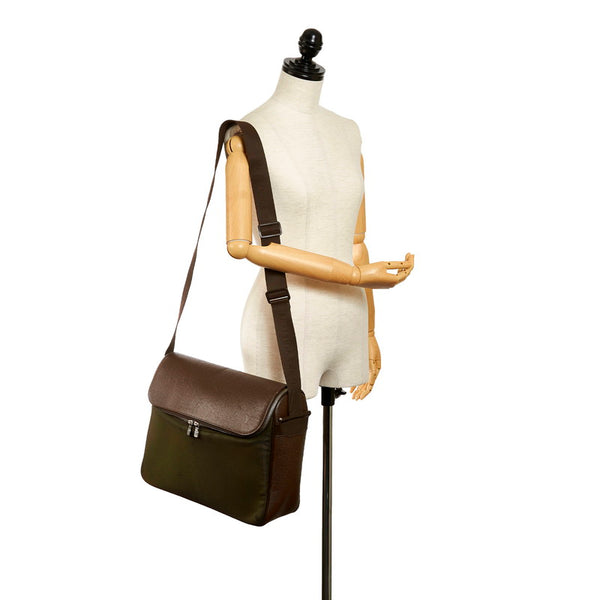 ルイ ヴィトン タイガ  タイミール 斜めがけ ショルダー M30862 アルドワーズ キャンバス レザー メンズ LOUIS VUITTON 【中古】