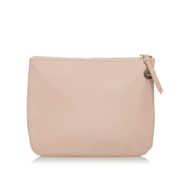 クロエ ノベルティ コスメポーチ ピンク 合成皮革 レディース Chloe 【中古】