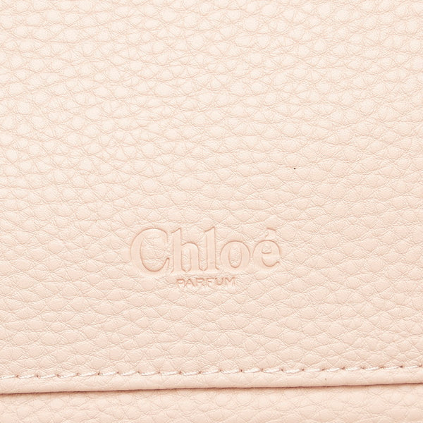 クロエ ノベルティ コスメポーチ ピンク 合成皮革 レディース Chloe 【中古】