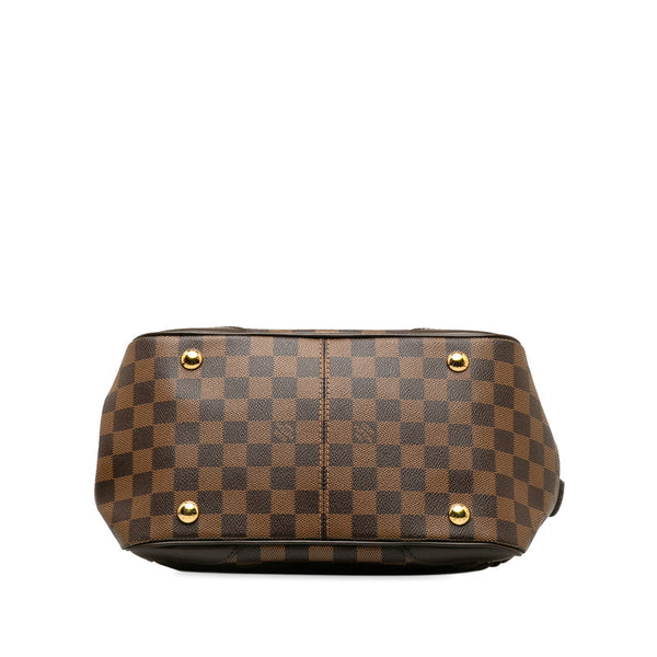 ルイ ヴィトン ダミエ ヴェローナ PM ハンドバッグ N41117 エベヌ ブラウン PVC レザー レディース LOUIS VUITTON 【中古】