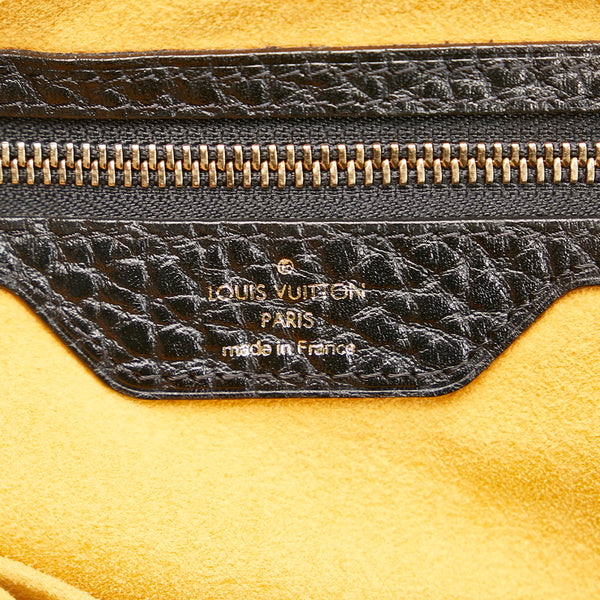 ルイ ヴィトン モノグラム デニムXL ハンドバッグ M95510 ノワール デニム レザー レディース LOUIS VUITTON 【中古】