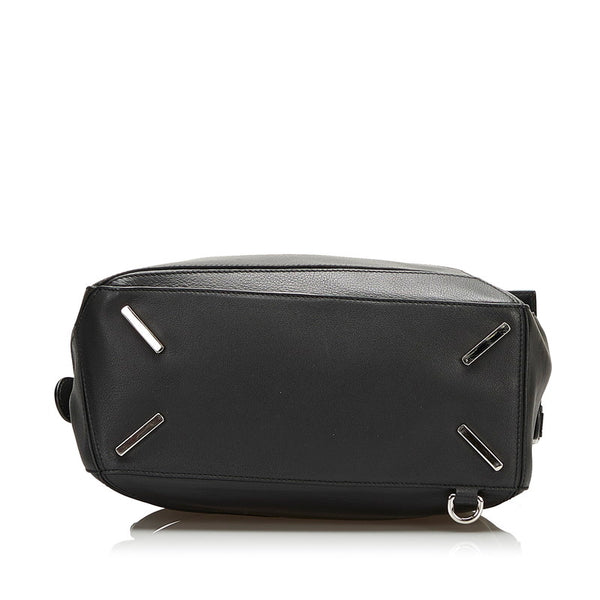 ロエベ ミディアム パズルバッグ ハンドバッグ ショルダーバッグ 2WAY ブラック レザー レディース LOEWE 【中古】