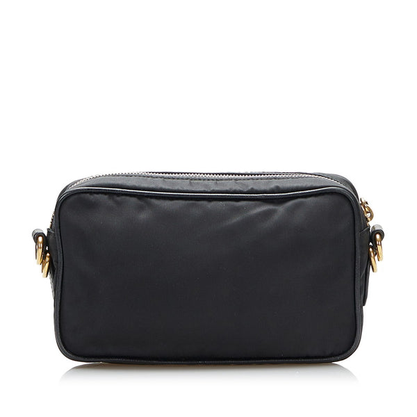 プラダ ショルダーバッグ ブラック ナイロン レディース PRADA 【中古】