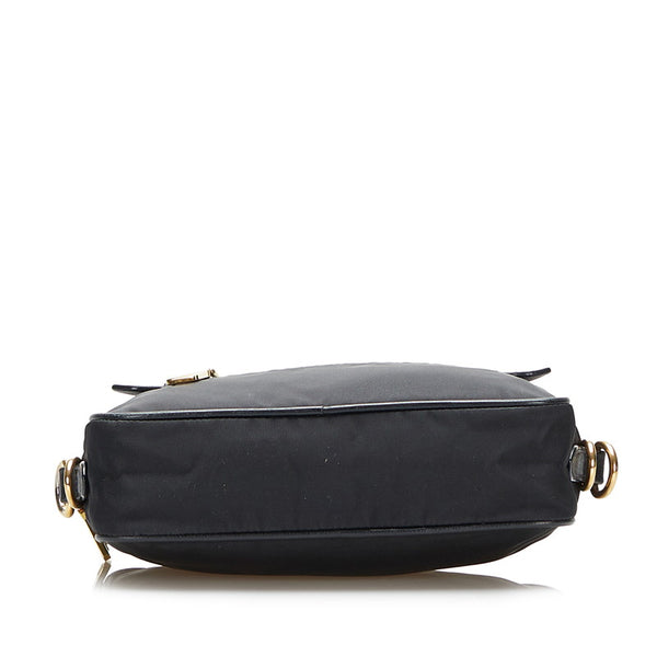 プラダ ショルダーバッグ ブラック ナイロン レディース PRADA 【中古】