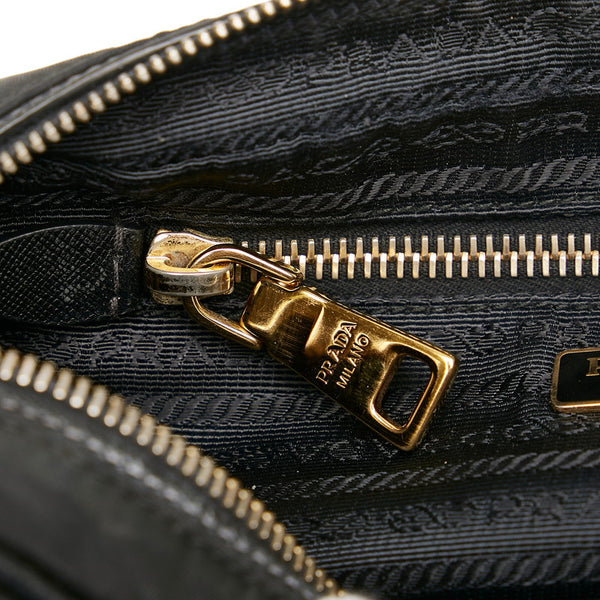 プラダ ショルダーバッグ ブラック ナイロン レディース PRADA 【中古】