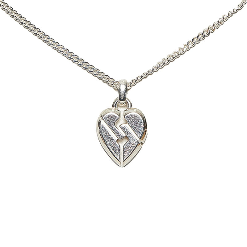 グッチ ノットハート ペンダント ネックレス 313463 J8400 シルバー スターリングシルバー レディース GUCCI 【中古】