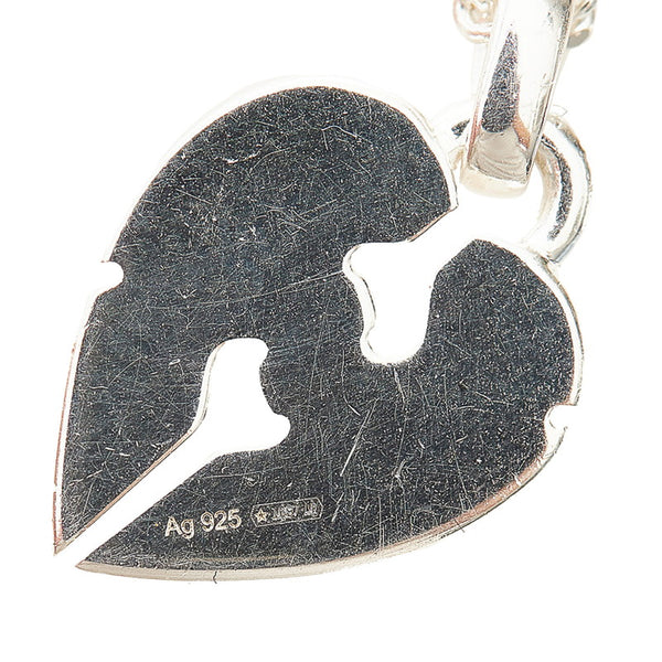 グッチ ノットハート ペンダント ネックレス 313463 J8400 シルバー スターリングシルバー レディース GUCCI 【中古】