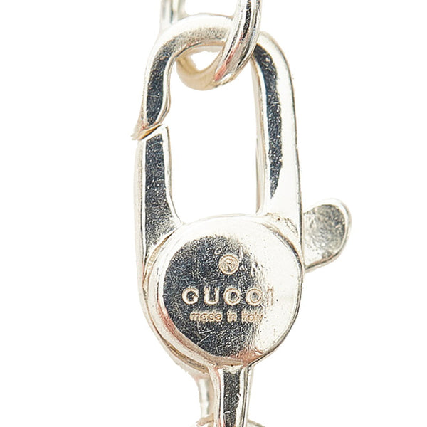 グッチ ノットハート ペンダント ネックレス 313463 J8400 シルバー スターリングシルバー レディース GUCCI 【中古】