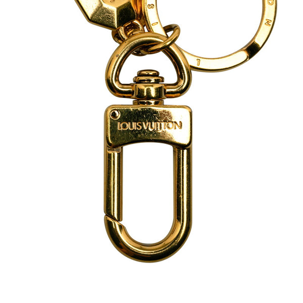 ルイ ヴィトン ポルトクレ LVファセット キーリング M65216 ゴールド メッキ レディース LOUIS VUITTON 【中古】