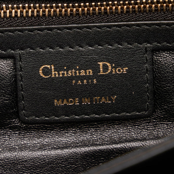 ディオール チェーン ショルダーバッグ  ブラック レザー レディース Dior 【中古】