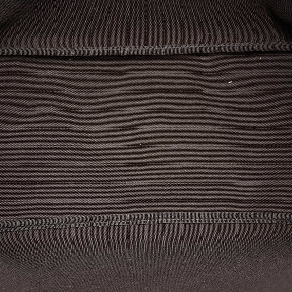 プラダ カナパ  レーシングロゴ トートバッグ 1BG220 ホワイト キャンバス レザー メンズ PRADA 【中古】