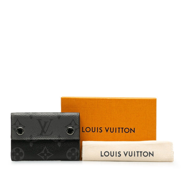 ルイ ヴィトン モノグラム エクリプス ディスカバリー 三つ折り財布 M67630  ブラック PVC レザー メンズ LOUIS VUITTON 【中古】