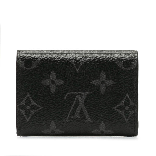 ルイ ヴィトン モノグラム エクリプス ディスカバリー 三つ折り財布 M67630  ブラック PVC レザー メンズ LOUIS VUITTON 【中古】