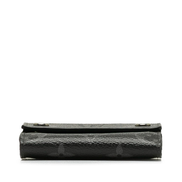 ルイ ヴィトン モノグラム エクリプス ディスカバリー 三つ折り財布 M67630  ブラック PVC レザー メンズ LOUIS VUITTON 【中古】