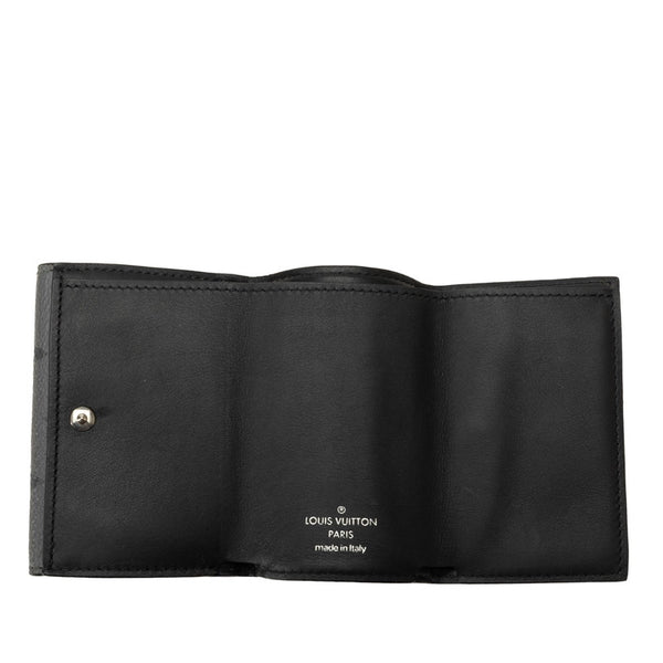 ルイ ヴィトン モノグラム エクリプス ディスカバリー 三つ折り財布 M67630  ブラック PVC レザー メンズ LOUIS VUITTON 【中古】