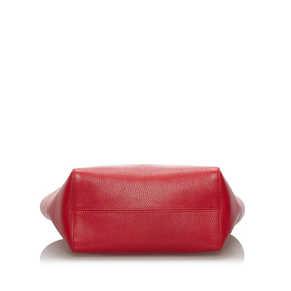 グッチ スウィング トートバッグ 354408 レッド レザー レディース GUCCI 【中古】