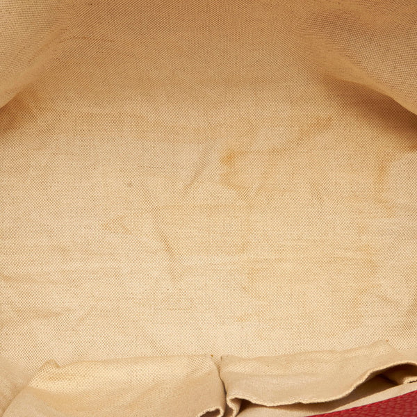 グッチ スウィング トートバッグ 354408 レッド レザー レディース GUCCI 【中古】