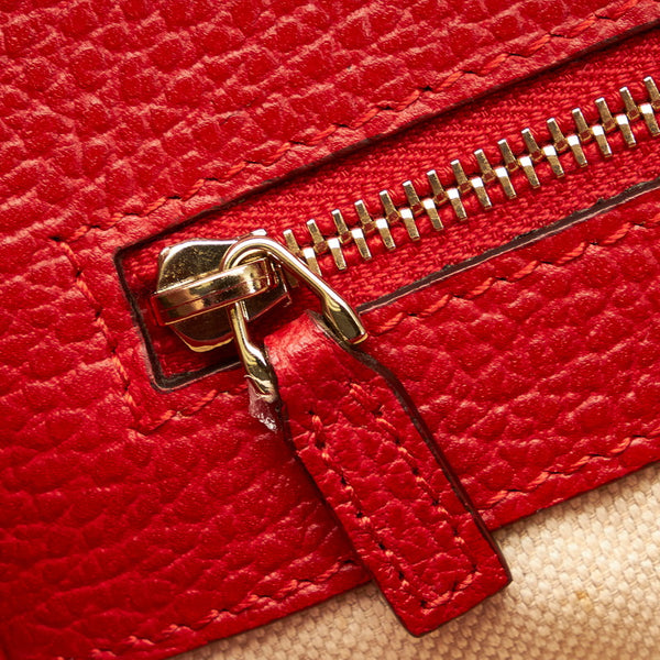 グッチ スウィング トートバッグ 354408 レッド レザー レディース GUCCI 【中古】