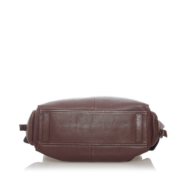 プラダ トートバッグ ブラウン レザー レディース PRADA 【中古】