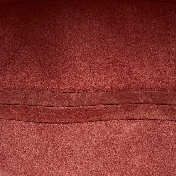 グッチ ハート 95107 ピンク スウェード レザー ショルダーバッグ レディース GUCCI 【中古】