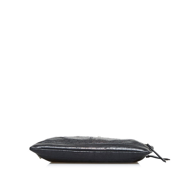 バレンシアガ クラッチバッグ セカンドバッグ 273022 ブラック レザー レディース BALENCIAGA 【中古】