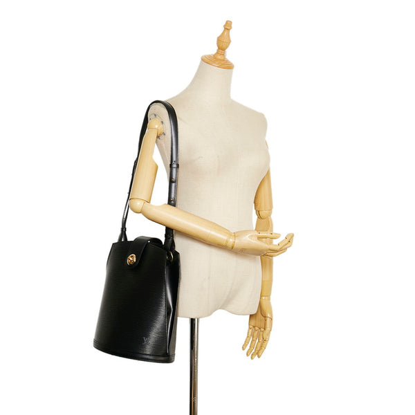 ルイ ヴィトン エピ クリニュー ショルダーバッグ M52252 ノワール ブラック レザー レディース LOUIS VUITTON 【中古】