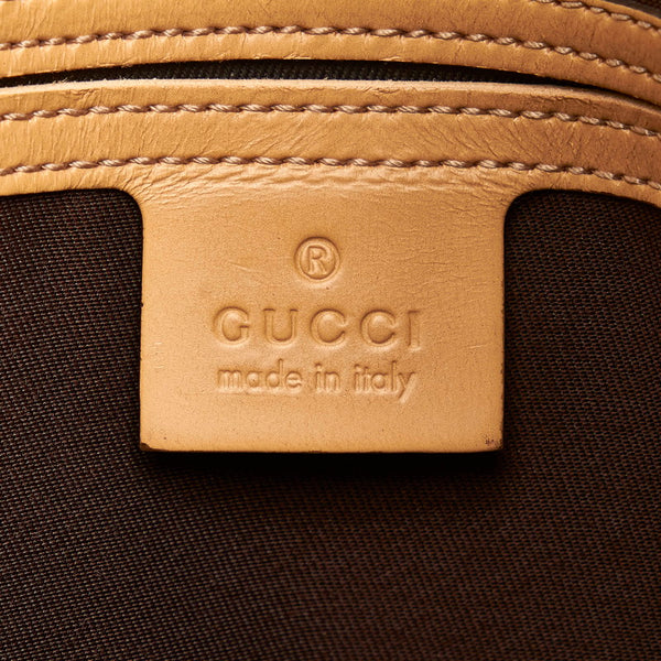 グッチ GGスプリーム ショルダーバッグ 201732 ベージュ レザー PVC レディース GUCCI 【中古】