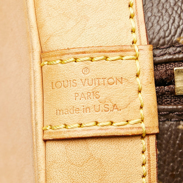 ルイ ヴィトン モノグラム アルマ ハンドバッグ M51130 ブラウン PVC レザー レディース LOUIS VUITTON 【中古】