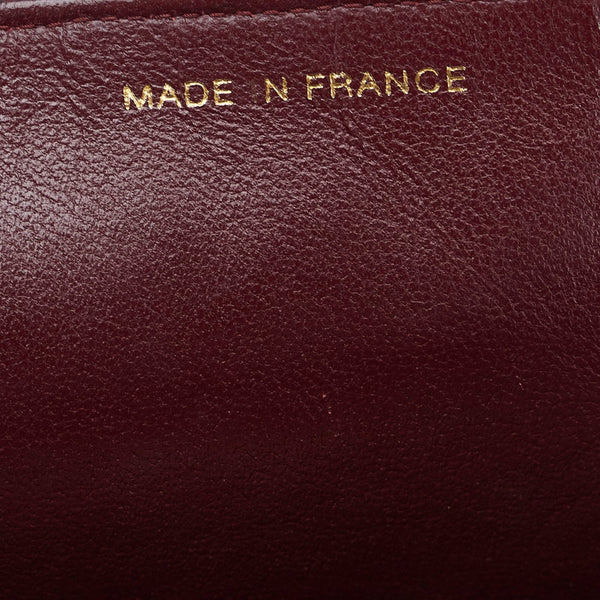 シャネル マトラッセ プッシュロック チェーン ショルダーバッグ ブラック レザー レディース CHANEL 【中古】