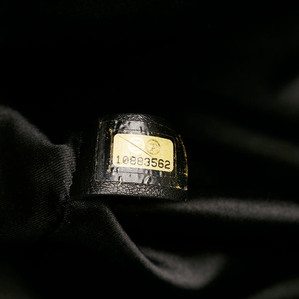 シャネル ココマーク チェーンショルダーバッグ  ブラック スウェード レザー レディース CHANEL 【中古】