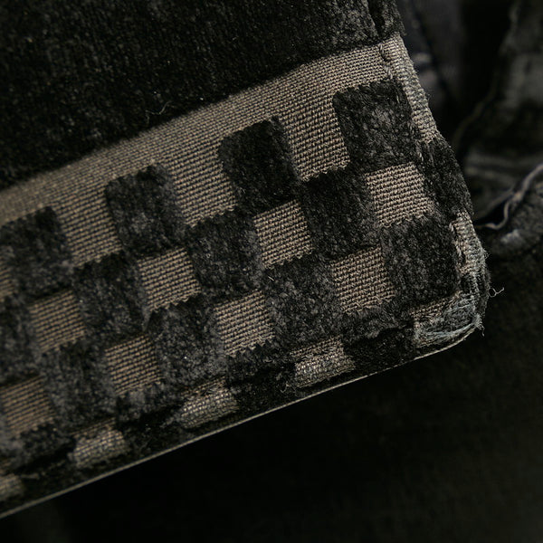 シャネル ココマーク チェーンショルダーバッグ  ブラック スウェード レザー レディース CHANEL 【中古】