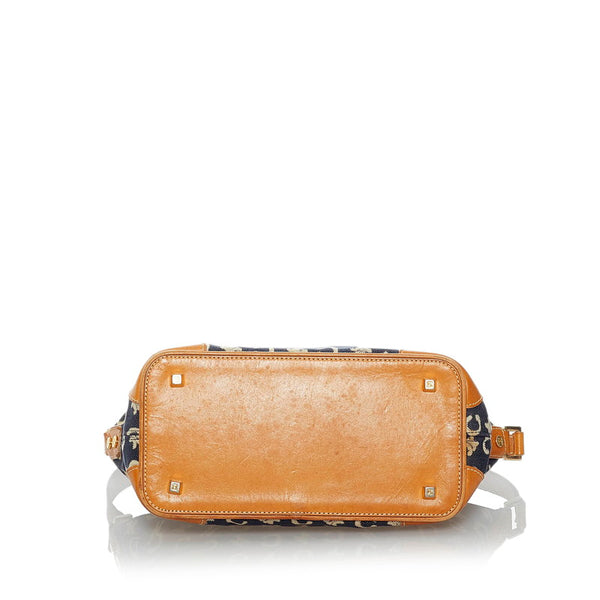 セリーヌ ネイビー デニム ワンショルダー レディース CELINE 【中古】