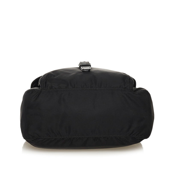 プラダ 斜め掛け ショルダーバッグ ブラック ナイロン レザー レディース PRADA 【中古】