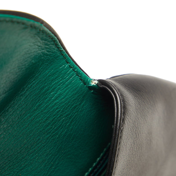 カルティエ パンサー パンテール ゴールド金具 クラッチバッグ セカンドバッグ ブラック レザー レディース CARTIER 【中古】