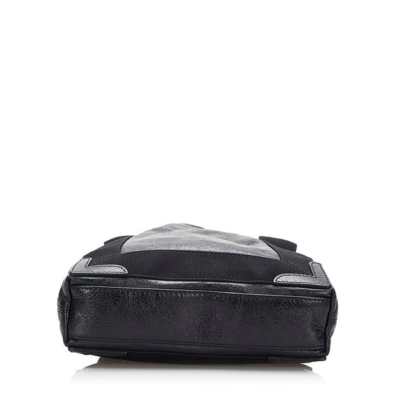 バレンシアガ ネイビー カバXS ハンドバッグ ショルダーバッグ 2WAY 542018 ブラック レザー レディース BALENCIAGA 【中古】